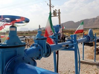 بهره برداری از طرح‌ آبرسانی در روستای تنگ روئین