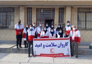 روستای قلات میزبان کاروان سلامت هلال احمر قیروکارزین
