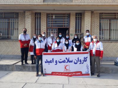 روستای قلات میزبان کاروان سلامت هلال احمر قیروکارزین