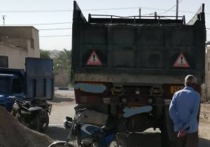 مرگ یک زن در برخورد بنز کمپرسی در علی آباد قیروکارزین