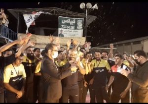 سهند کارزین قهرمان لیگ فوتبال قیروکارزین شد