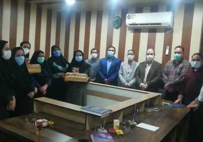 قدردانی از بازنشستگان مرکز خدمات جامع سلامت شهر کارزین