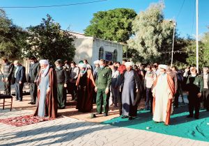 اقامه نماز طلب باران در قیروکارزین