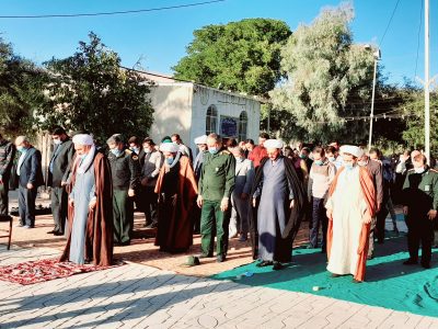 اقامه نماز طلب باران در قیروکارزین