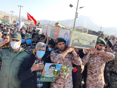 استقبال از دو شهید دوران دفاع مقدس در قیروکارزین