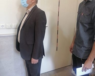 برپایی ایستگاه تن سنجی و مشاوره تغذیه در فرمانداری شهرستان قیروکارزین به مناسبت هفته سلامت