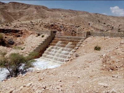 آبگیری سه پروژه آبخیزداری در افزر قیروکارزین