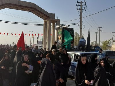 پیادروی جاماندگان اربعین حسینی در قیروکارزین