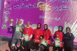 دختران قیروکارزین بر بام مینی فوتبال فارس