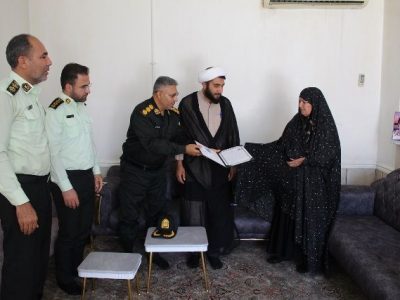 دیدار با خانواده شهید احمد چوپانی درقیروکارزین 