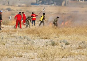 مانور بزرگ اطفا حريق در شهرستان قيروكارزين برگزار شد