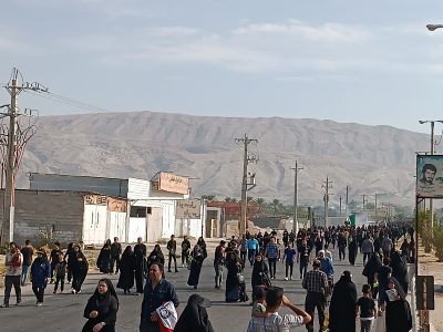 پیاده روی جاماندگان اربعین حسینی در قیروکاررین