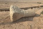شناسایی ستون سنگی قاجاری در شیراز