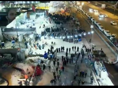طریق الحسین، میزبان آزادگانی که قلبشان به یاد مظلومیت غزه می‌تپد