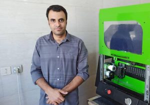 ساخت دستگاه CNC النگو توسط جوان مبتکر آباده‌ای