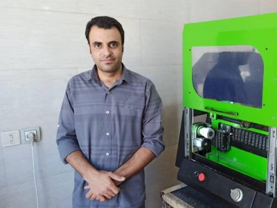 ساخت دستگاه CNC النگو توسط جوان مبتکر آباده‌ای