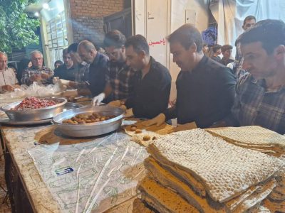 پخت و توزیع بیش از ۴ هزار ساندویچ فلافل در روستای کوشکهزار بیضا